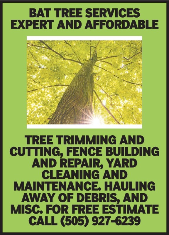 Santa Fe New Mexican Classified MarketPlace Bat Tree Services