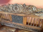 Handcarved Indonesian Bench